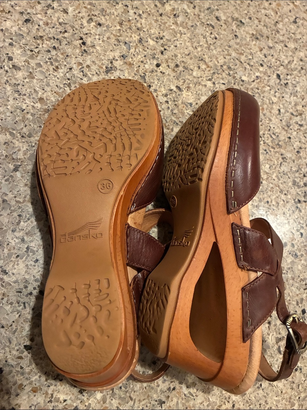 Dansko Taci Mary Jane Leather Clog Womems 36 - Picture 9 of 11